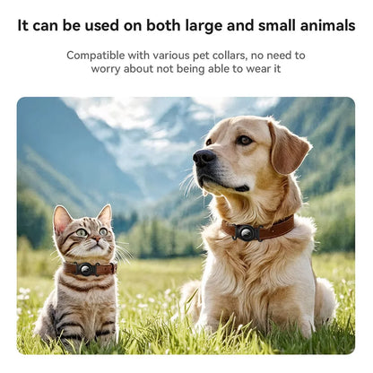 GPS Pet Tracker No Monthly Fee – Works with Apple Find My | Dogs & Cats