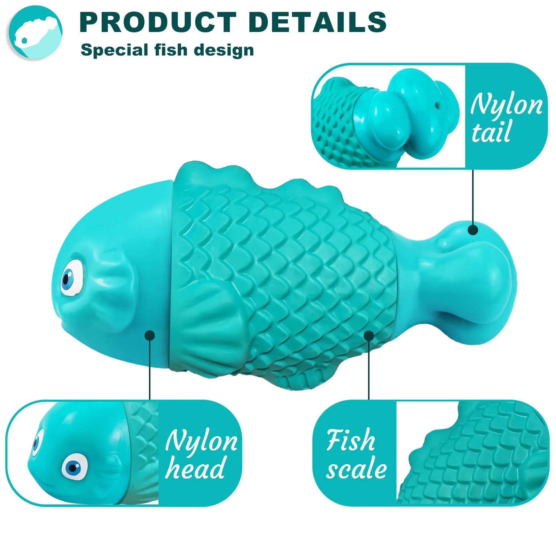 Tough Dog Toys for Aggressive Chewers Large Breeds, Durable Dog Toys to Keep Them Busy, Dog Chew Toys, Indestructible Dog Toys for Large Dogs, Squeaky Dog Toys, Super Chewer Dog Pool Toys