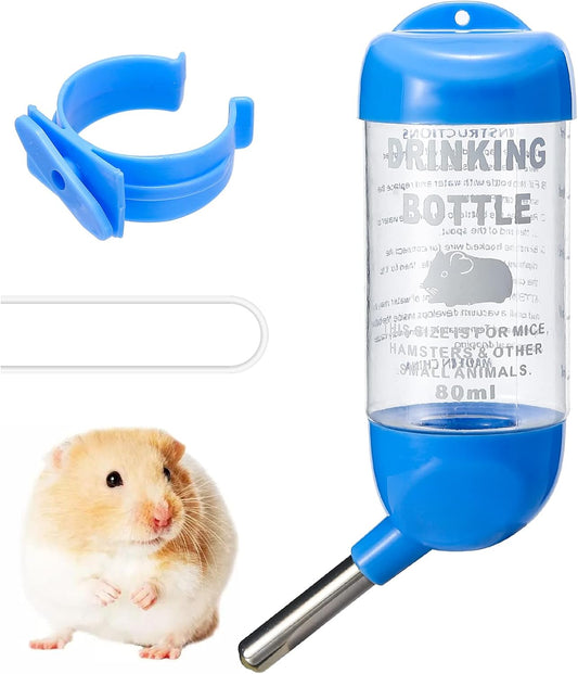 Pstard Moon Small Animals Water Bottle - Bunny, Hamster, Guinea Pig, Rabbit, Chinchilla, Gerbil, Groundhog, Squirrel (2.7 Oz)