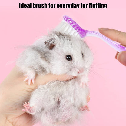 2 Pack Hamster Brush, Guinea Pig Massage Combs, Hedgehog Supplies
